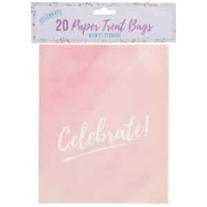 Paper Treat Bags 20pk - Celebrate