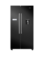 LittleWoods Hisense RS741N4WB11 90cm Wide, Total No Frost, American-Style Fridge