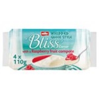Morrisons  Muller Corner Bliss Greek Style Whipped Yogurt & Raspberry C