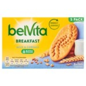 BelVita Breakfast Biscuits Milk & Cereals 5 Pack £1.00