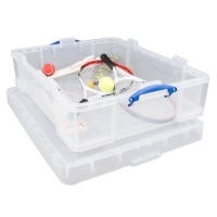 RobertDyas  Really Useful 70L Plastic Storage Box - Clear