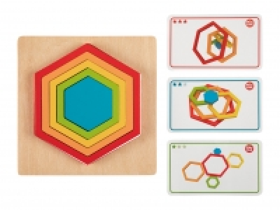 Playtive Wooden Rainbow Puzzle