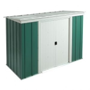 Rowlinson 8 x 4ft Double Door Metal Pent Shed including Floo £410.00