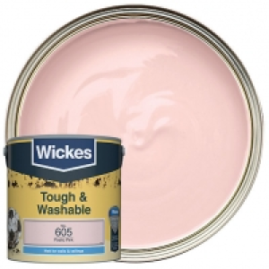 Wickes Poetic Pink - No.605 Tough & Washable Matt Emulsion P