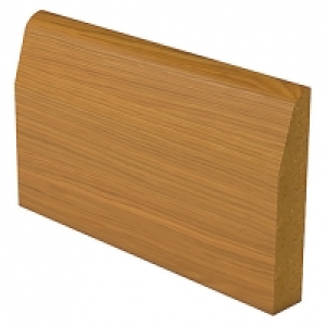 Chamfered Oak Veneer Architrave - 18mm x 69mm x 2.1m - Pack