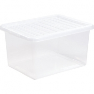 Wickes  Wham Crystal 37L Box & Lid