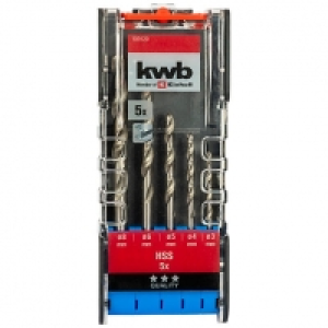 Einhell Kwb HSS Metal Drill Bit Set - 5 Pack £7.00