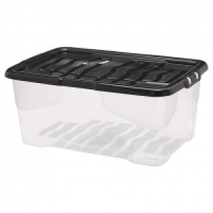 Wickes  Strata Curve Box with Lid 42L