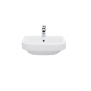 Wickes  Wickes Phoenix 1 Tap Hole Semi Recessed Bathroom Basin - 520