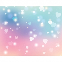 Wickes  ohpopsi Pink Hearts Wall Mural - XL 3.5m (W) x 2.8m (H)