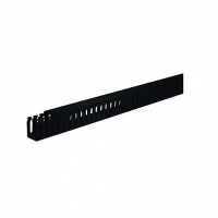 Wickes  Wickes Self-Adhesive Slotted Trunking - Black 38 x 25mm x 2m