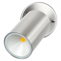 Wickes  Luceco LED Single Head Adjustable Wall Light Stainless Steel