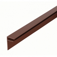 Wickes  10mm PVC Side Flashing - Brown 4m