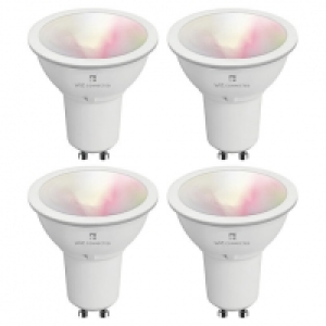 Wickes  4lite WiZ Connected LED SMART GU10 Light Bulb White & Colour