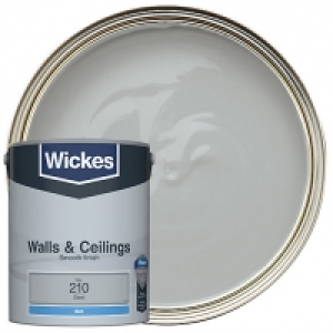 Wickes Steel - No. 210 Vinyl Matt Emulsion - 5L
