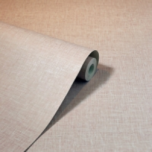 Arthouse Linen Texture Rose Pink Wallpaper 10.05m x 53cm &pound;10.00