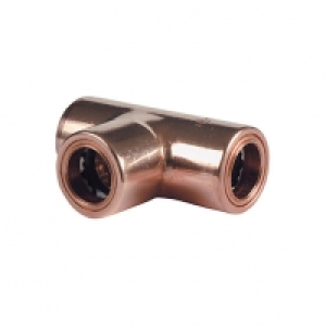 Primaflow Copper Pushfit Equal Tee - 10mm £4.10