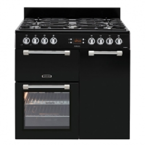 Wickes  Leisure Cookmaster 90cm Gas Range Cooker - Black