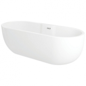 Wickes Oval Freestanding Contemporary Bath - 1655 x 750mm