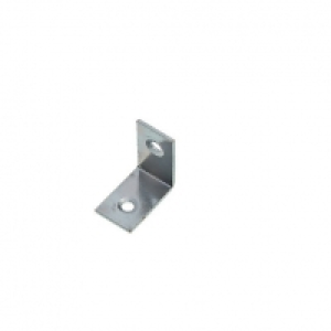 Wickes  Wickes 25mm Angle Bracket Zinc Plated Pack 20