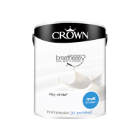 Homebase Crown Crown Standard Matt Emulsion - Clay White - 5L