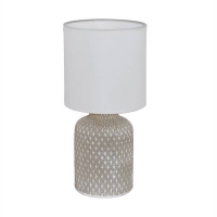 Homebase Ceramic Eglo Bellariva Table Lamp Grey White