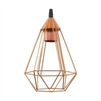 Homebase Tarbes EGLO Tarbes Copper Geometric Wired Pendant Shade