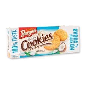 BERGEN COCNUT COOKIES 150G £1.29