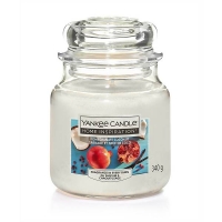 Homebase Glass, Wax, Wick Yankee Candle Home Inspiration Medium Jar Pomegranate Coconu