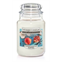 Homebase Glass, Wax, Wick Yankee Candle Home Inspiration Large Jar Pomegranate Coconut