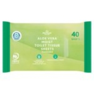 Morrisons Softer Sensitive Moist Aloe Toilet Tissue Wipes 40 £0.75