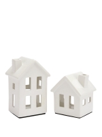 LittleWoods  Ceramic House Candle Holders