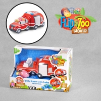 InExcess  FlipaZoo Vehicle and Figure Set - Sparky Dragon and Fire Eng