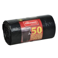 RobertDyas  Kingfisher Large Heavy Duty Bin Bags - Pack of 50