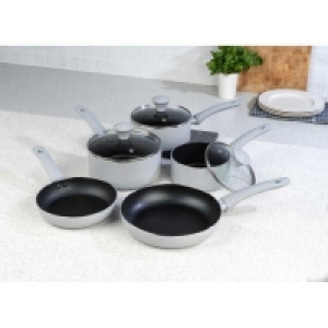 RobertDyas  Salter 5-Piece Induction Pan Set - Grey