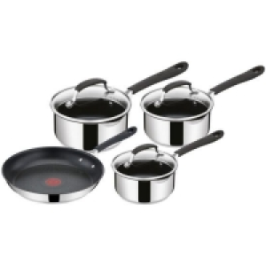 Tefal Jamie Oliver Stainless Steel 4-Piece Pan Set £79.99