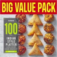 Iceland  Iceland 100 (approx.) Indian Style Platter 1.5kg