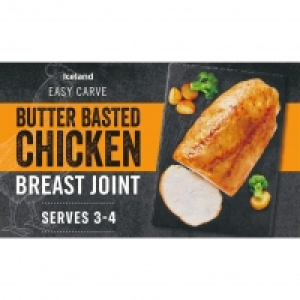 Iceland Butter Basted Chicken Breast Joint 525g £3.00