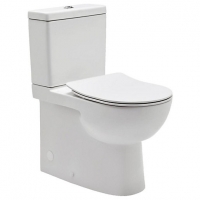 Wickes  Wickes Phoenix Comfort Height Close Coupled Toilet Pan, Cist