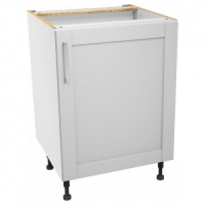 Wickes Ohio Grey Shaker Base Unit - 600mm