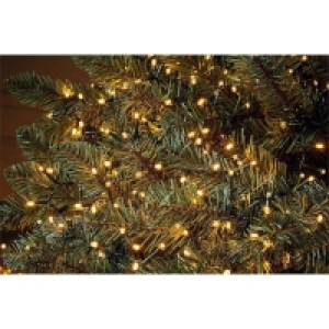 Plastic/copper 600 LED String Christmas Tree Lights - Warm White