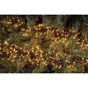 Homebase Yes 500 LED Timer Cluster String Christmas Lights - Warm White