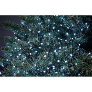 Plastic/copper 600 LED String Christmas Tree Lights - Bright White