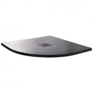 Wickes 35mm Black Textured Quadrant Shower Tray - 900 x 900m £210.00