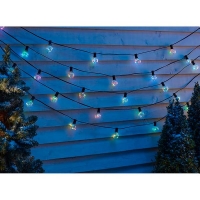 Homebase No 30 Globe Copper Wire LED Outdoor Christmas Lights - Multicol