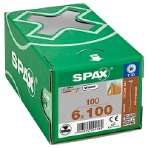 Wickes  Spax Tx Washer Head Wirox Screws - 6.0x100mm Pack Of 100