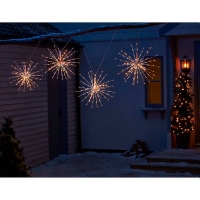Homebase Yes White North Star LED Outdoor Christmas String Lights - Set o
