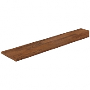 Wickes  Smoked Brown Oil Rustic Oak Shelf 1800x300x22mm