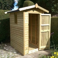QDStores  Garden Storage Shed 6x4 with Apex Roof