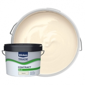 Wickes Trade Contract Silk Emulsion Magnolia 10L £15.00